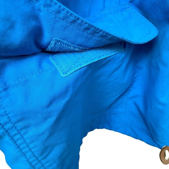 LL Bean Womens Jacket Plus Size 3X Blue Zip Front Windbreaker Outdoor Utility - Picture 11 of 14